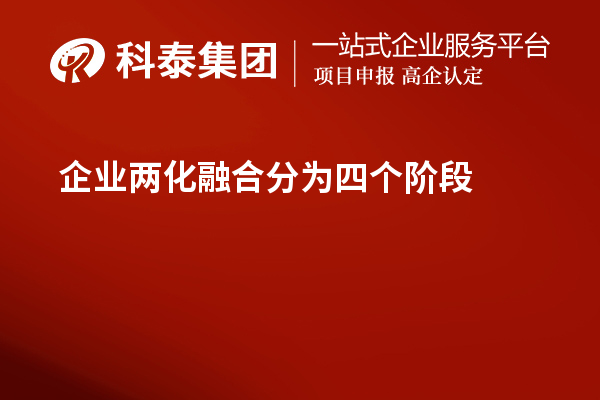 企業兩化融合分為四個階段