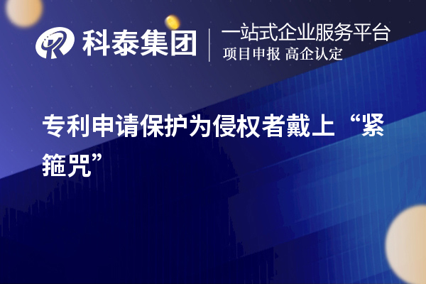 專利申請保護為侵權者戴上“緊箍咒”