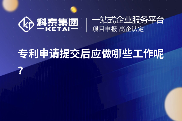 專利申請提交后應做哪些工作呢？