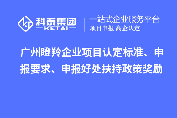 廣州瞪羚企業項目認定標準、申報要求、申報好處扶持政策獎勵