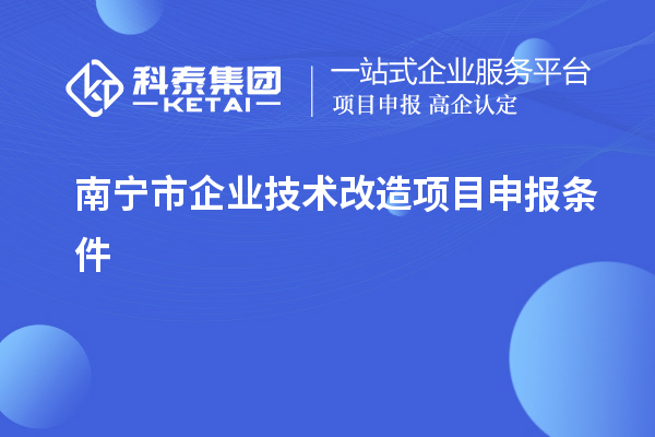 南寧市企業(yè)技術改造項目申報條件