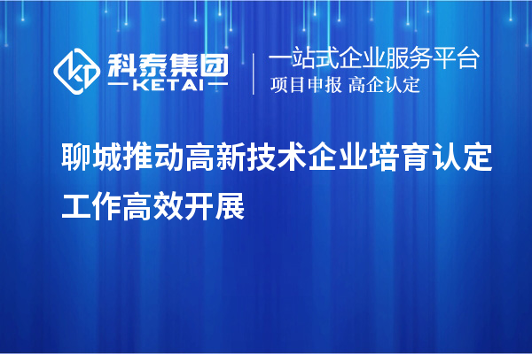 聊城推動高新技術(shù)企業(yè)培育認(rèn)定工作高效開展