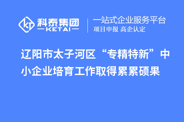 遼陽市太子河區“專精特新”中小企業培育工作取得累累碩果