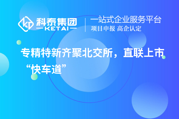 專精特新齊聚北交所，直聯上市“快車道”