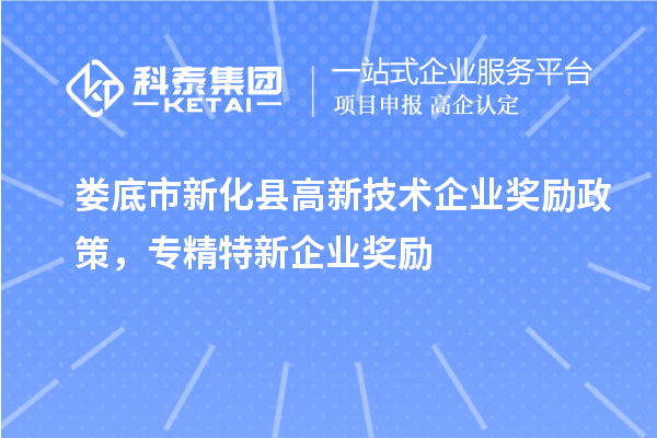 婁底市新化縣高新技術企業(yè)獎勵政策，專精特新企業(yè)獎勵