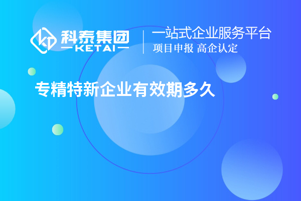 專精特新企業(yè)有效期多久