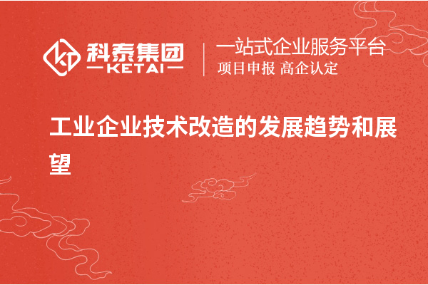  工業企業技術改造的發展趨勢和展望