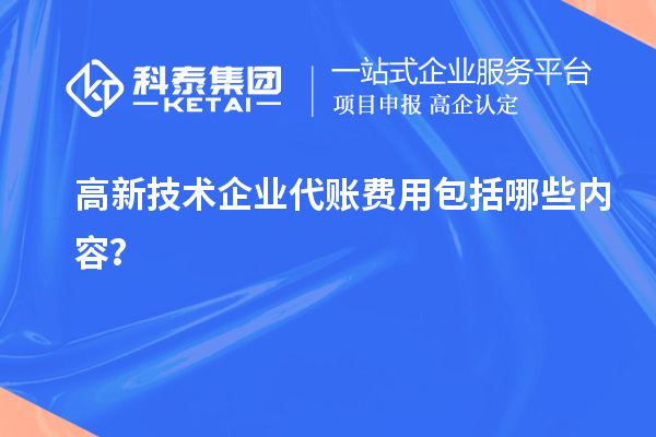 高新技術企業(yè)代賬費用包括哪些內(nèi)容？