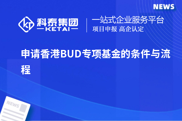 申請香港BUD專項基金的條件與流程