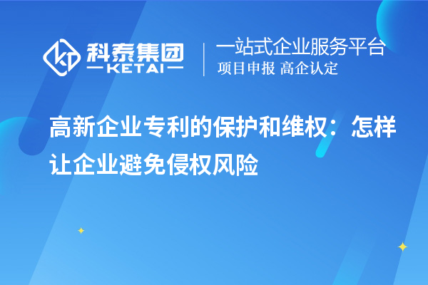 高新企業專利的保護和維權：怎樣讓企業避免侵權風險