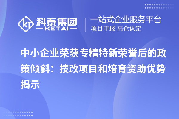 中小企業榮獲專精特新榮譽后的政策傾斜：<a href=http://5511mu.com/fuwu/jishugaizao.html target=_blank class=infotextkey>技改</a>項目和培育資助優勢揭示