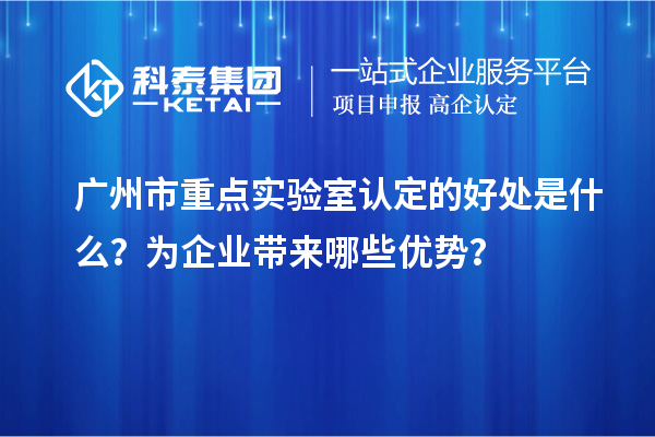 廣州市重點實驗室認定的好處是什么？為企業(yè)帶來哪些優(yōu)勢？