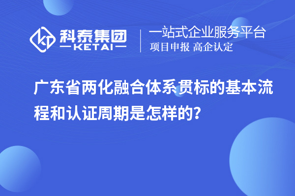 廣東省兩化融合體系貫標的基本流程和認證周期是怎樣的？