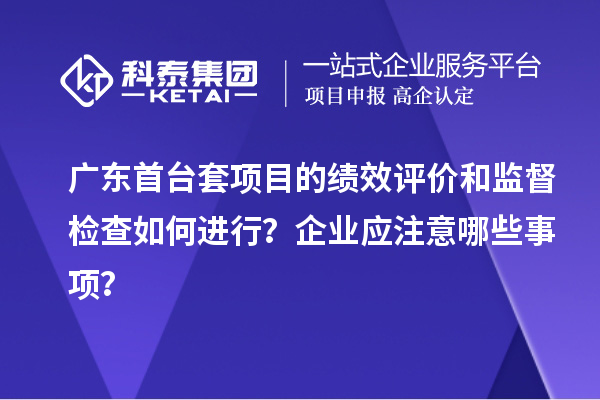 廣東首臺(tái)套項(xiàng)目的績(jī)效評(píng)價(jià)和監(jiān)督檢查如何進(jìn)行？企業(yè)應(yīng)注意哪些事項(xiàng)？