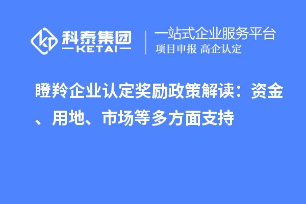 <a href=http://5511mu.com/fuwu/dengling.html target=_blank class=infotextkey>瞪羚企業認定</a>獎勵政策解讀：資金、用地、市場等多方面支持