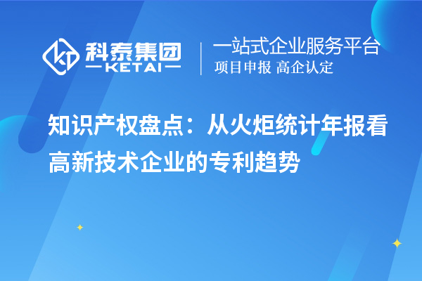 知識產權盤點：從火炬統計年報看高新技術企業的專利趨勢