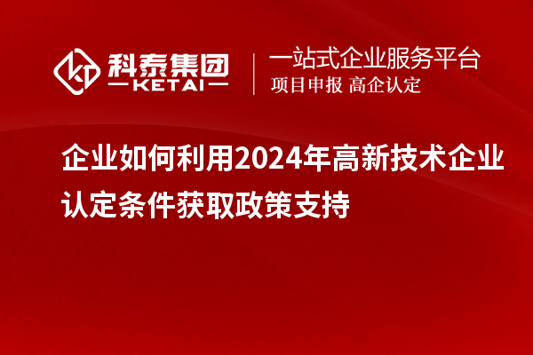 2024年高新技術(shù)企業(yè)認(rèn)定與政策支持指南