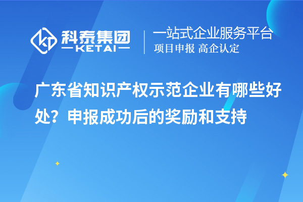 廣東省知識產權示范企業有哪些好處？申報成功后的獎勵和支持